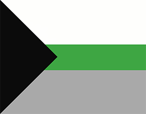 Background: Demiromantic Pride